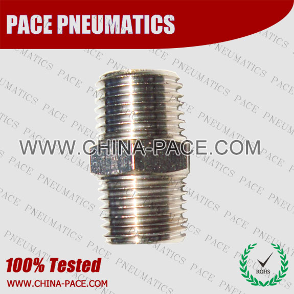 Psm,Brass air connector, brass fitting,Pneumatic Fittings, Air Fittings, one touch tube fittings, Nickel Plated Brass Push in Fittings